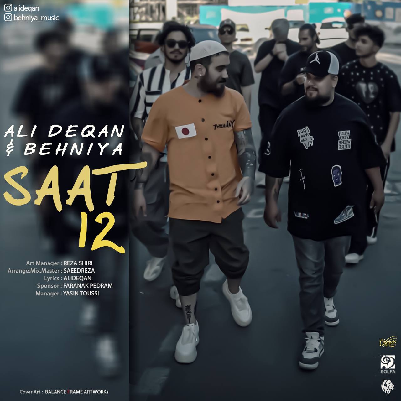 دانلود آهنگ جدید علی دقان و بهنیا به نام ساعت ۱۲